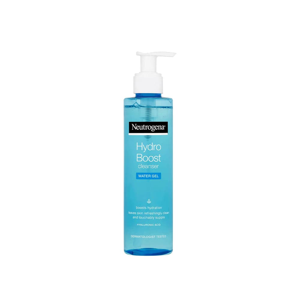 ژل شوینده و مرطوب کننده و درخشان کننده صورت نوتروژینا neutrogena hydro boost cleanser water gel