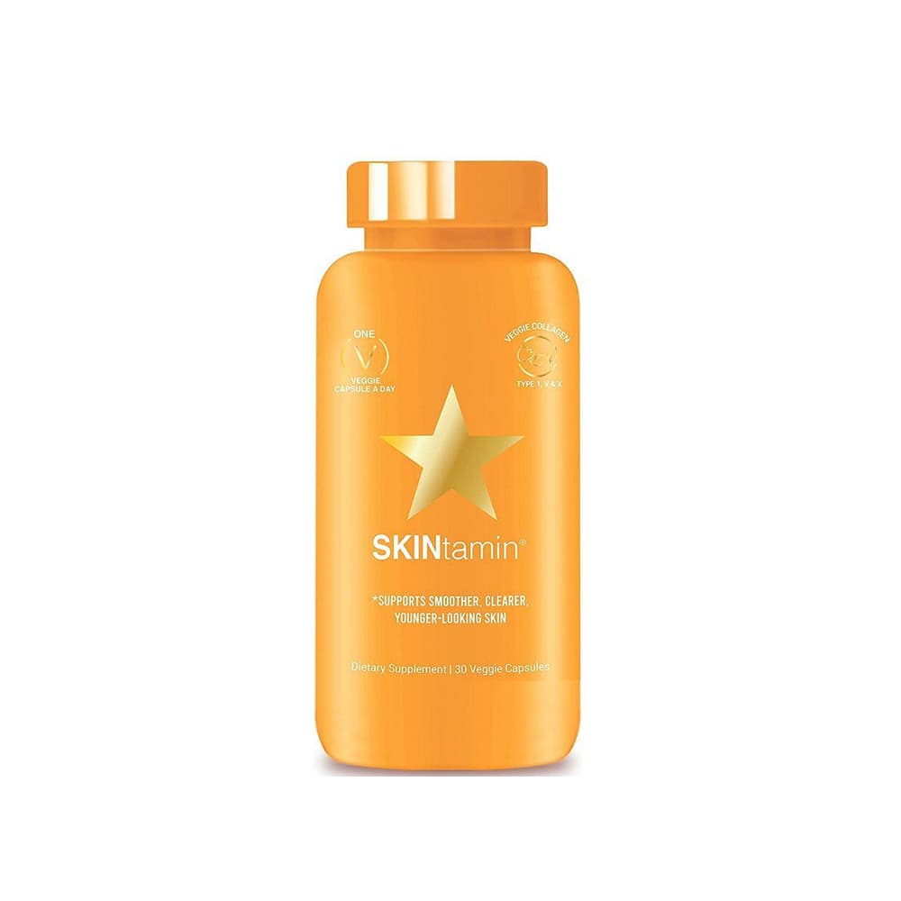 کپسول ضد پیری و ضد لک و جوش هیرتامین skin tamin with veggie collagen