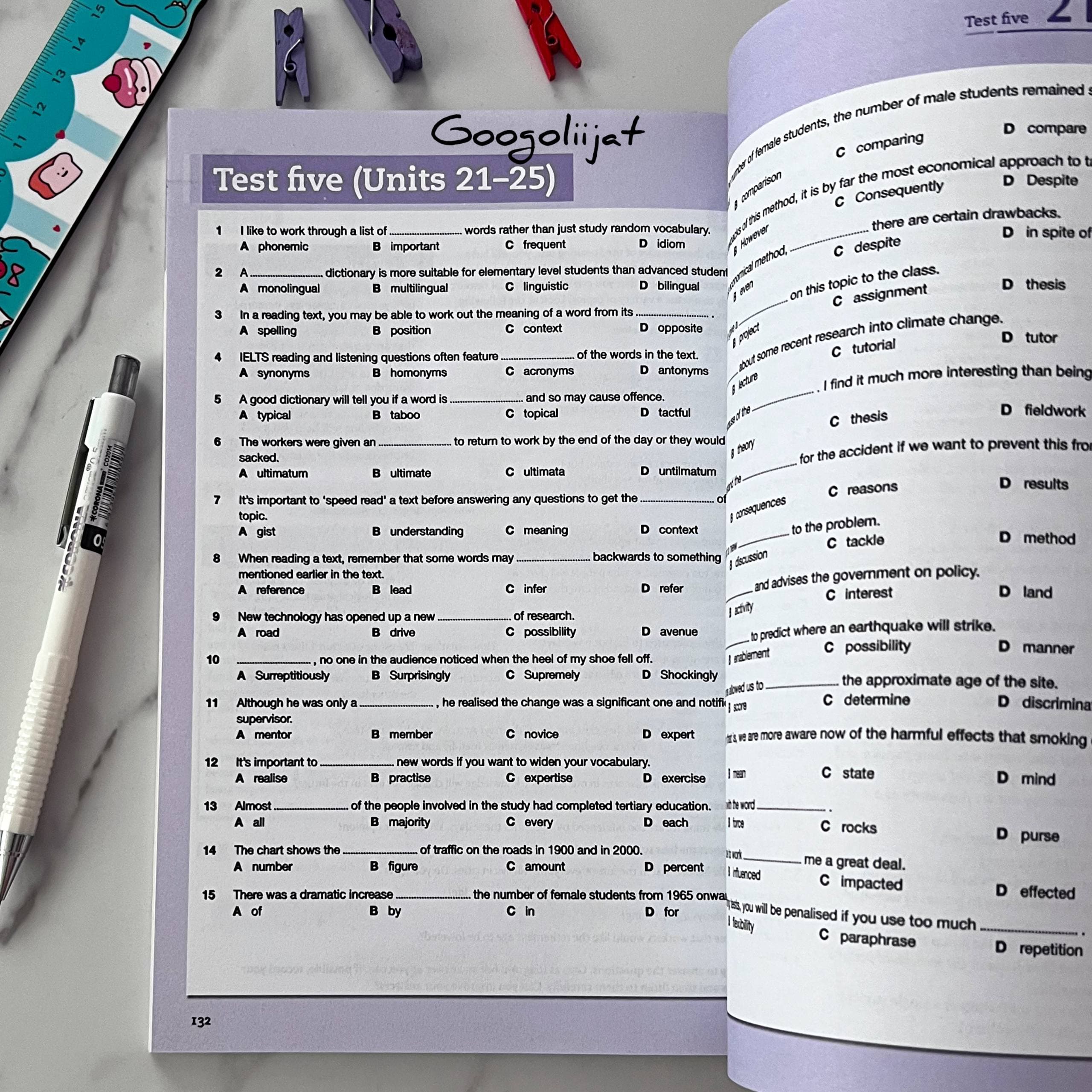 کتاب لغت آیلتس Cambridge English Vocabulary for IELTS Advanced — تصویر ۵