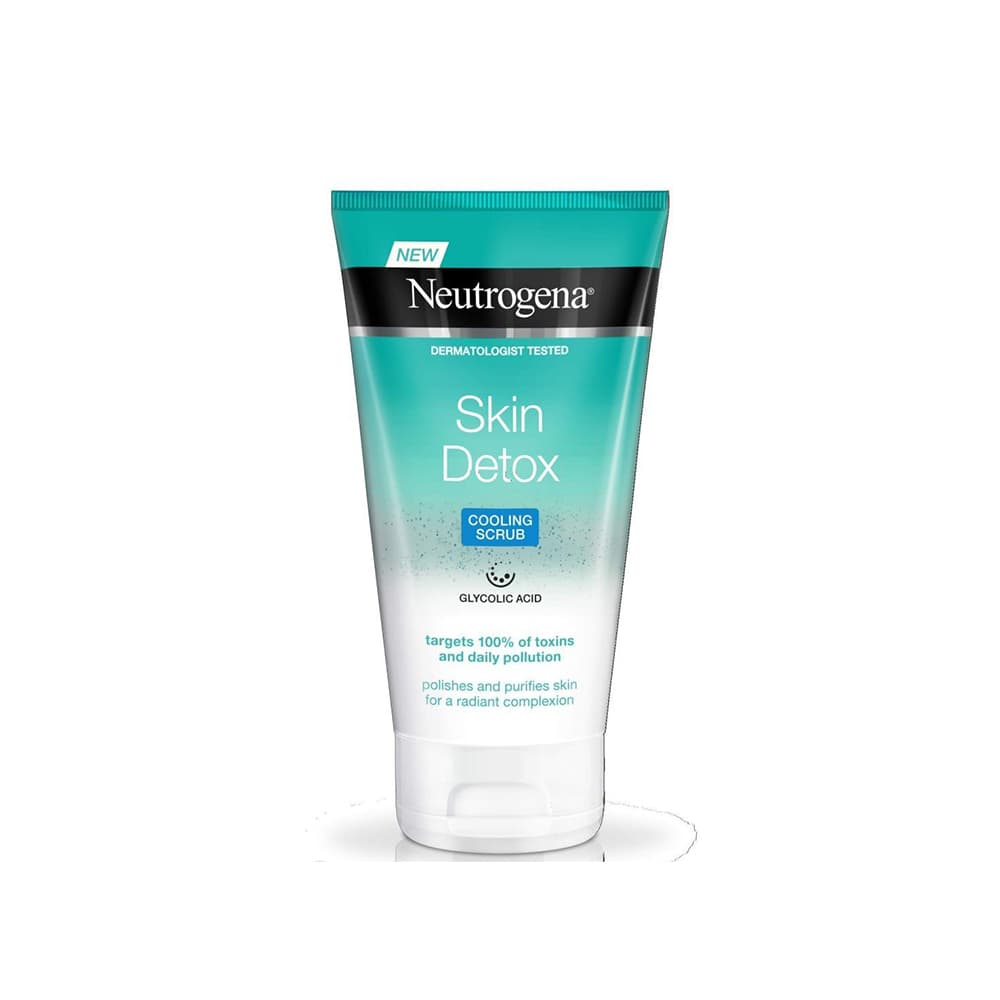 اسکراب و لایه بردار و مرطوب کننده پوست نوتروژینا Neutrogena Skin Detox Cooling Gel Scrub