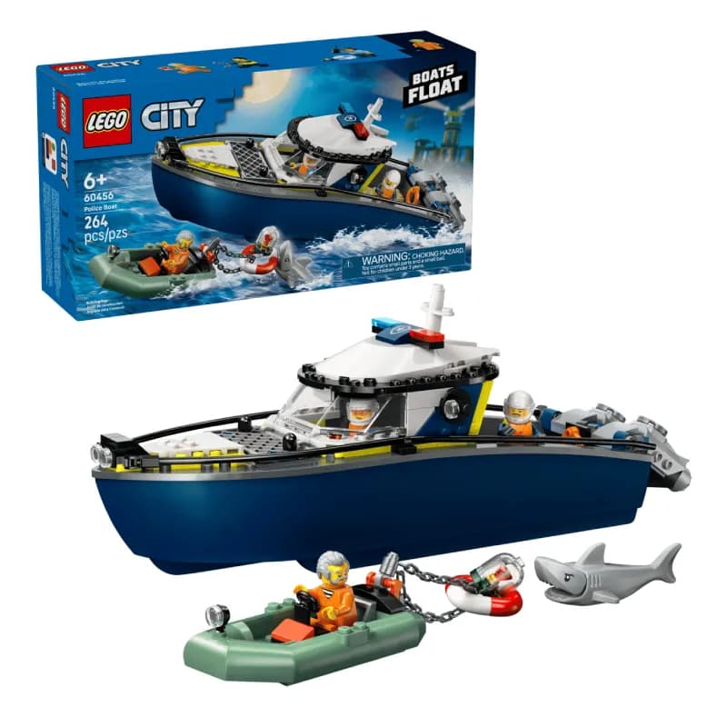 لگو Police Boat Chase سری سیتی کد 60456