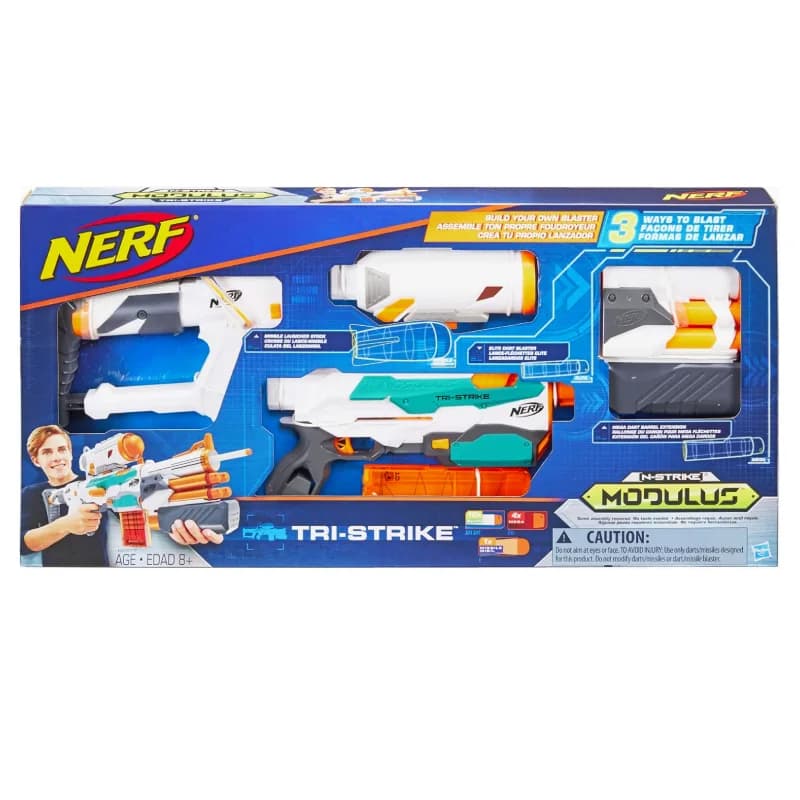 تفنگ اسباب بازی نرف مدل Tri-Strike Blaster کد B5577
