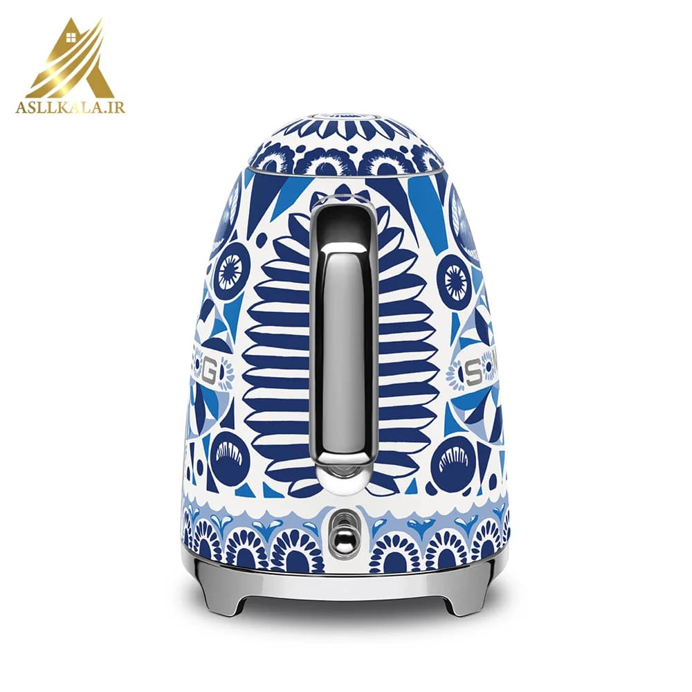 کتری برقی دولچه گابانا طرح آبی مدیترانه ای اسمگ مدل KLF03 ا SMEG BLU Mediterraneo Electric Kettle KLF03 — تصویر ۲
