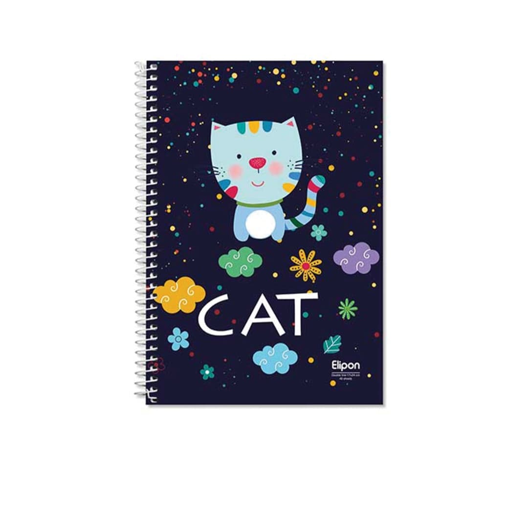 دفتر 2 خط 40 برگ سيمی اليپون