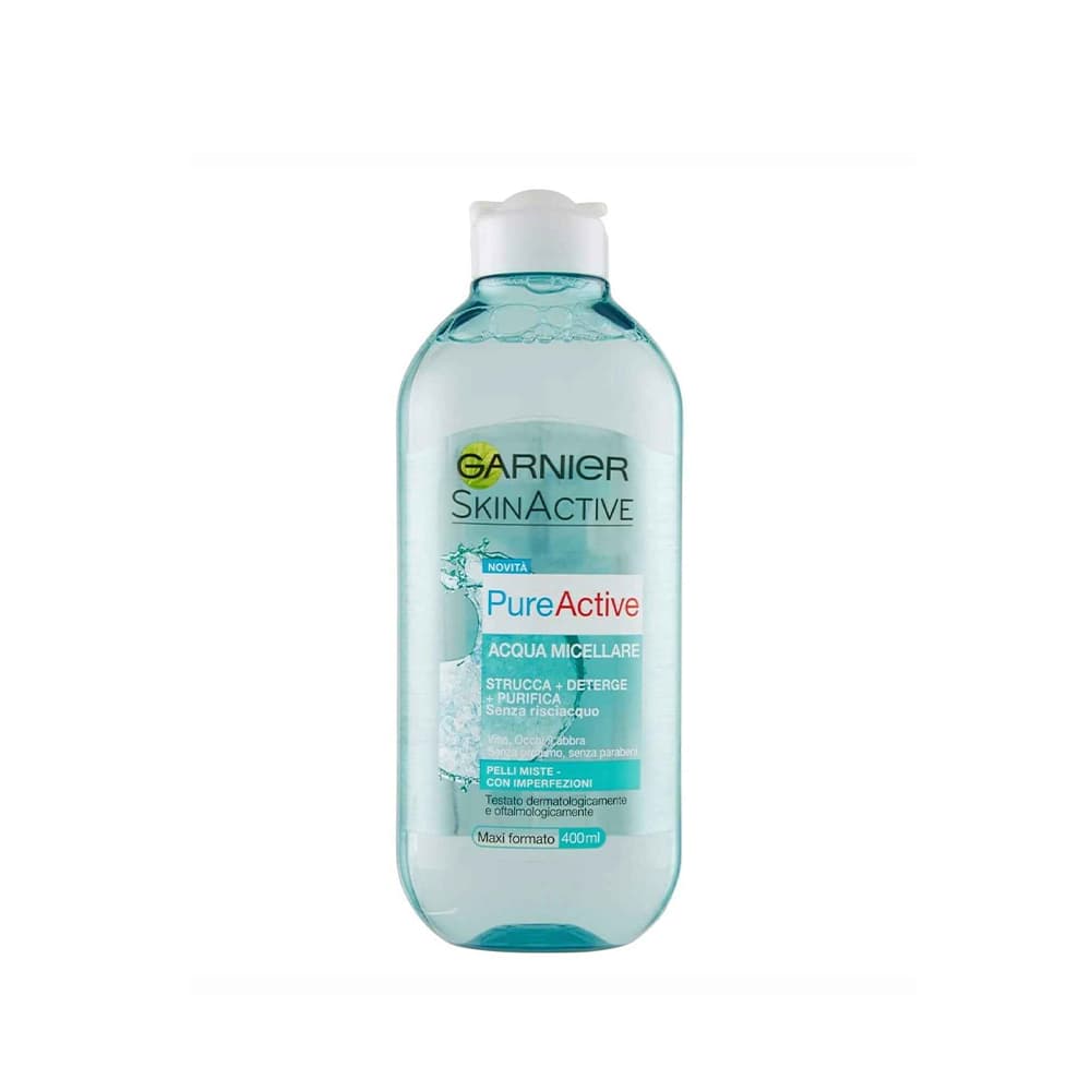 میسلار واتر پرو اکتیو درخشان کننده پوست گارنیر garnier skinactive pure active acqua micellare