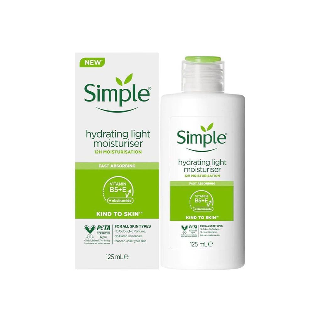 کرم مرطوب کننده و آبرسان لایت سیمپل Simple Kind To Skin Replenishing light Moisturiser