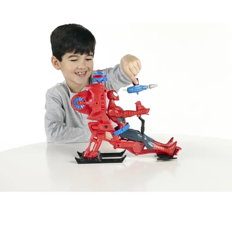 اکشن فیگور مردعنکبوتی همراه با اسپایدرکوپتر برند hasbro کد A6747 — تصویر ۵