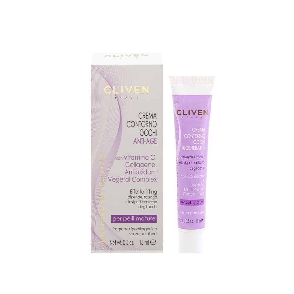 کرم دور چشم آبرسان و ضد پیری کلیون cliven cream contorno occhi anti-age