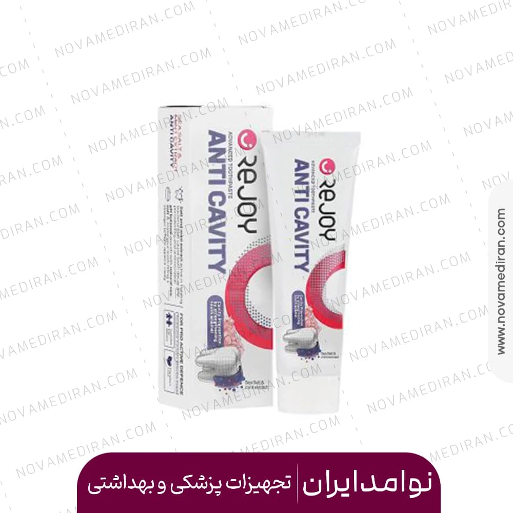 خمیر دندان ضد پلاک نمک دریا ریجوی ۱۰۰ گرم