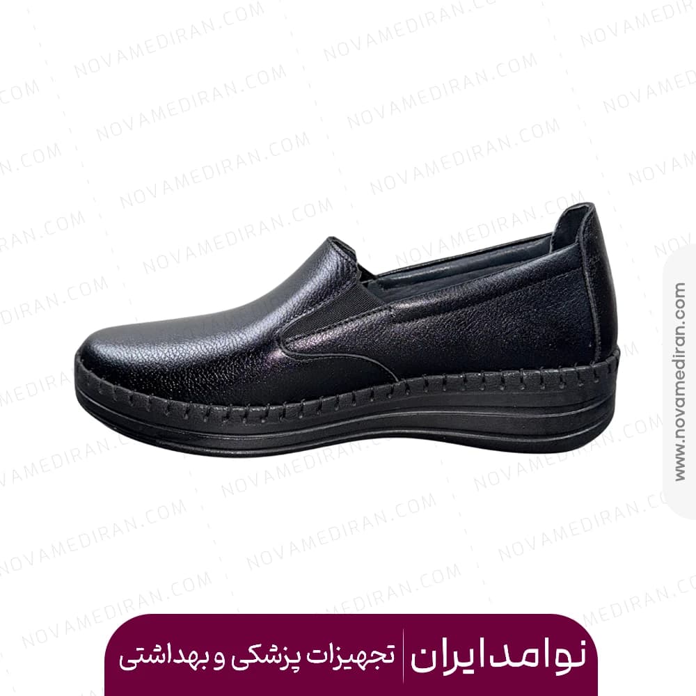 کفش طبی زنانه پاتکان طب کد ۷۶۹ رنگ مشکی — تصویر ۴