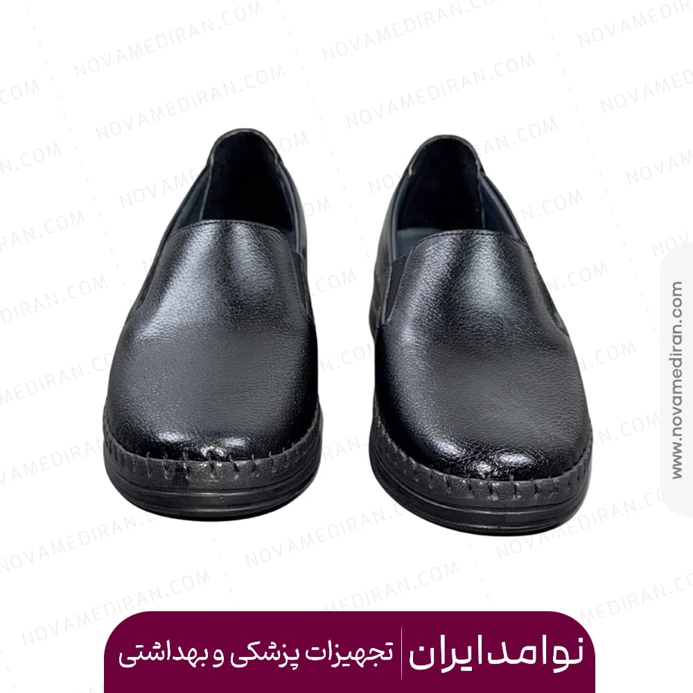 کفش طبی زنانه پاتکان طب کد ۷۶۹ رنگ مشکی — تصویر ۶