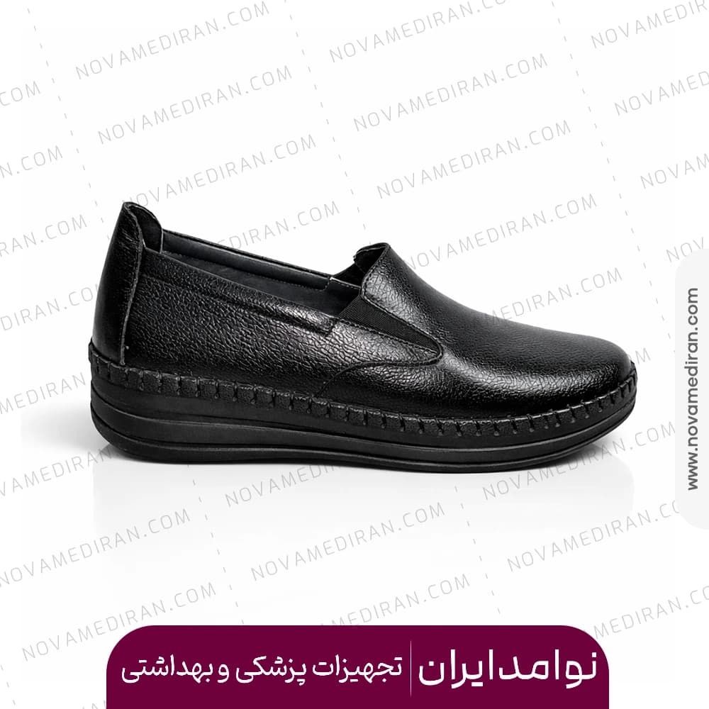 کفش طبی زنانه پاتکان طب کد ۷۶۹ رنگ مشکی