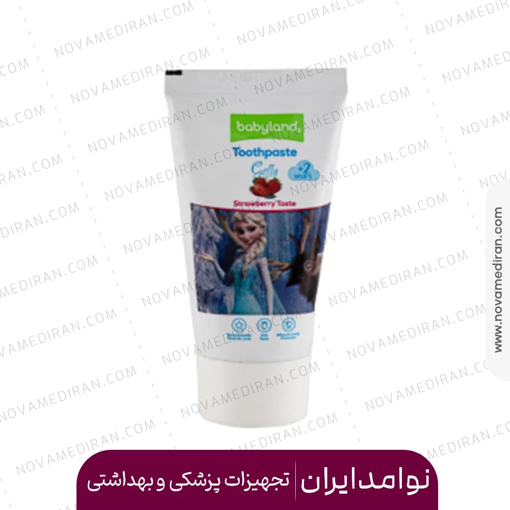 خمیر دندان کودک بیبی لند طعم توت فرنگی