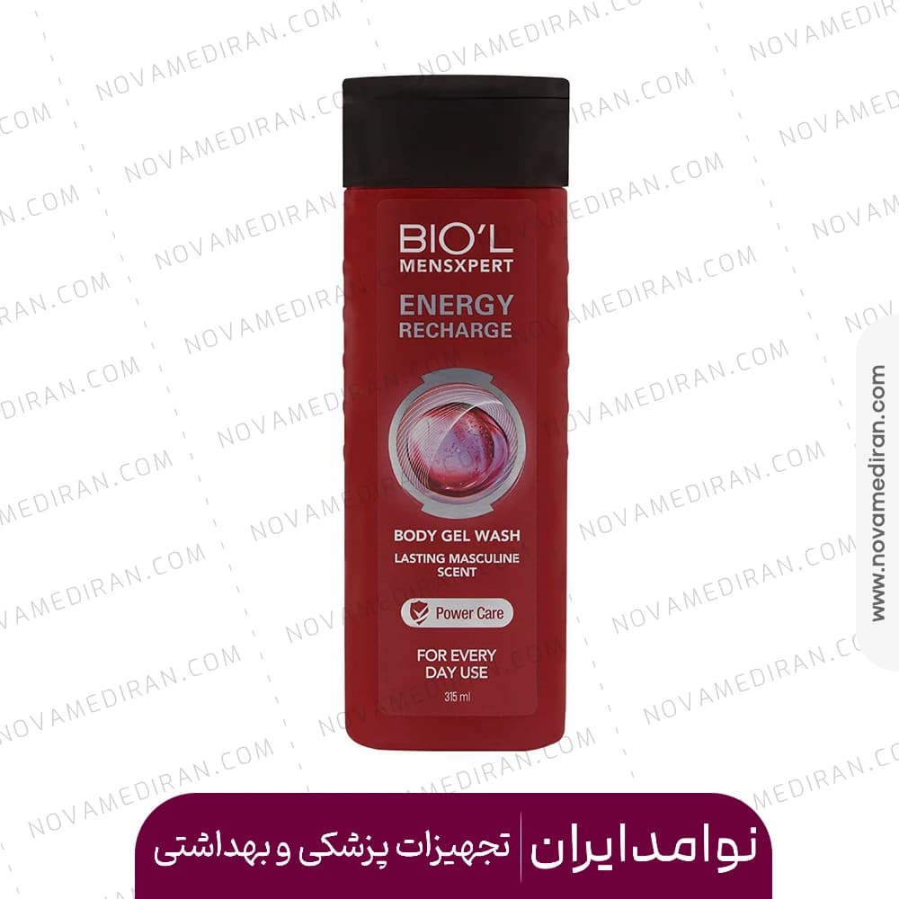 شامپو بدن انرژی ری شارژ مناسب آقایان بیول حجم ۳۱۵ میل
