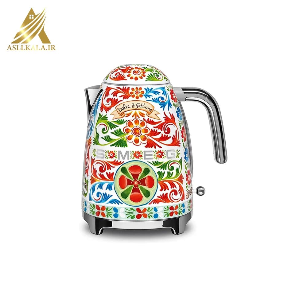 کتری برقی اسمگ دولچه گابانا ایتالیا Smeg KLF03 1,7 Ltr KLF03DGEU Dolce Gabbana ا Smeg KLF03 1,7 Ltr KLF03DGEU Dolce Gabbana