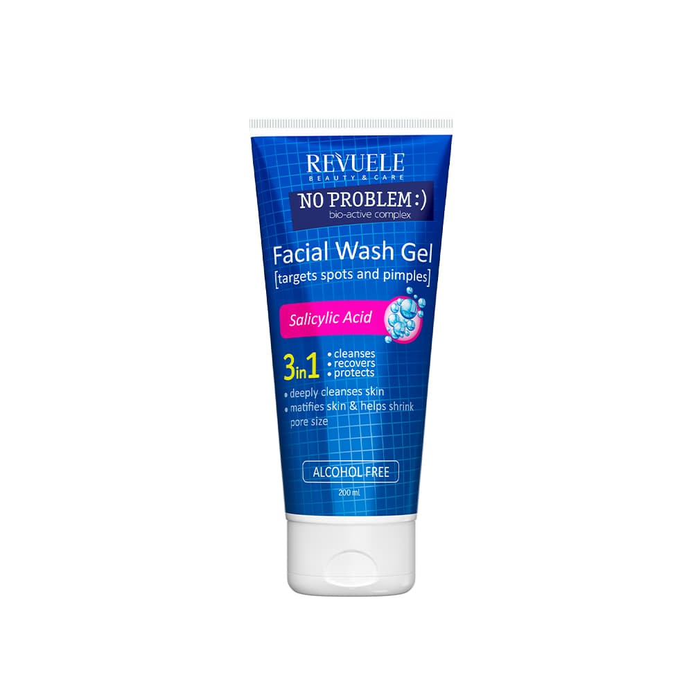 ژل شستشوی ضد لک و جوش ریوئل REVUELE NO PROBLEM Washing Gel with Salicylic Acid