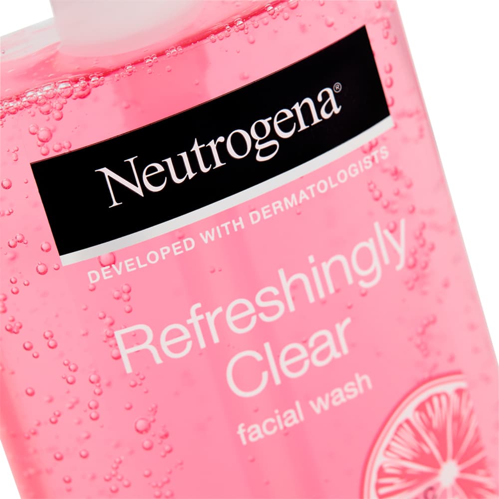 ژل شستشوی شفاف کننده صورت نوتروژینا Neutrogena Refreshingly Clear Facial Wash — تصویر ۲