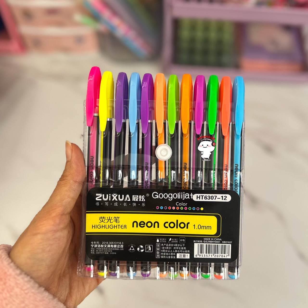 خودکار ژویخوآ مدل نئون neon Color بسته 12 عددی — تصویر ۲