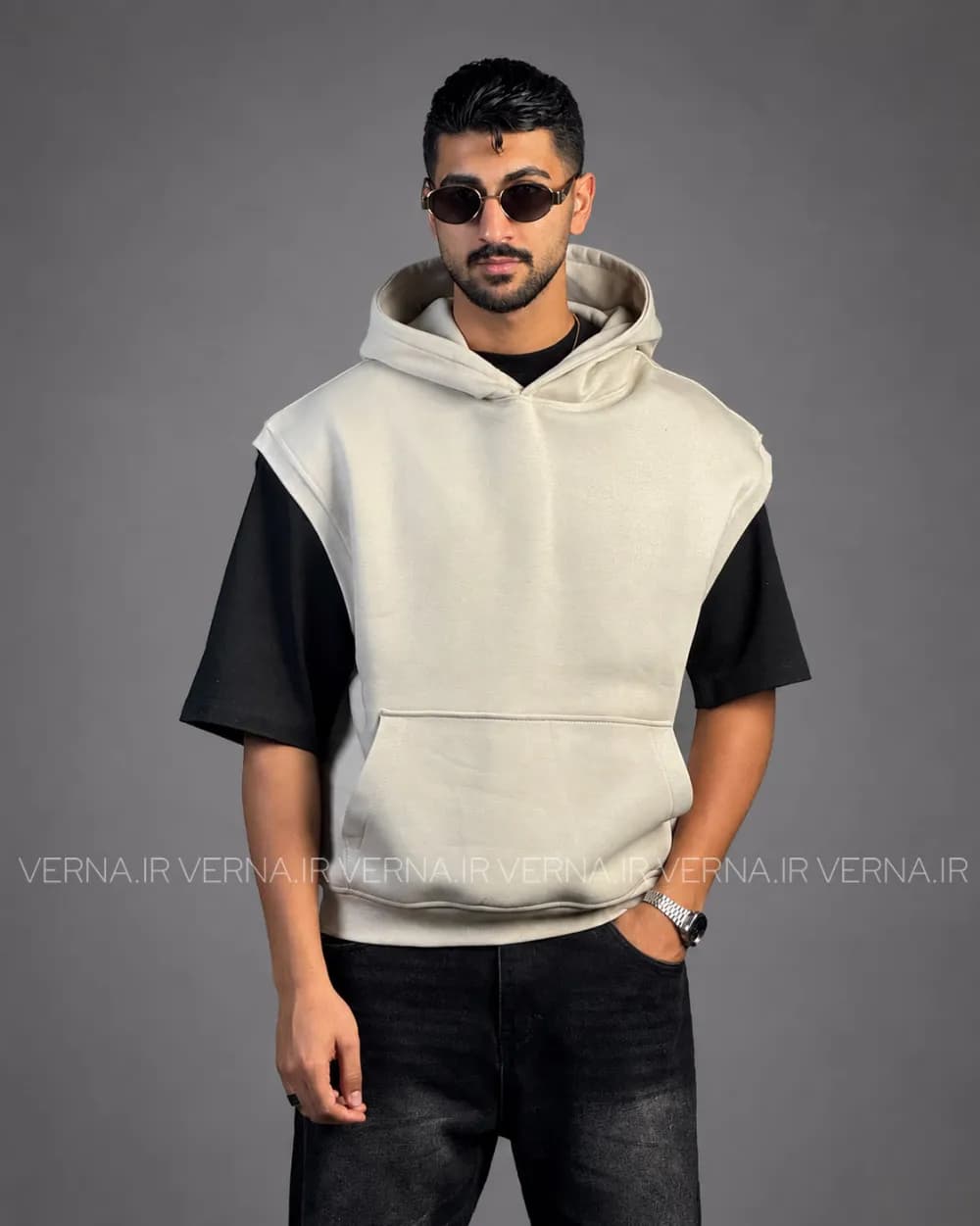 وست هودی مردانه باکسی VR