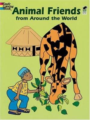 دانلود کتاب Animal Friends from Around the World (Dover Coloring Books)