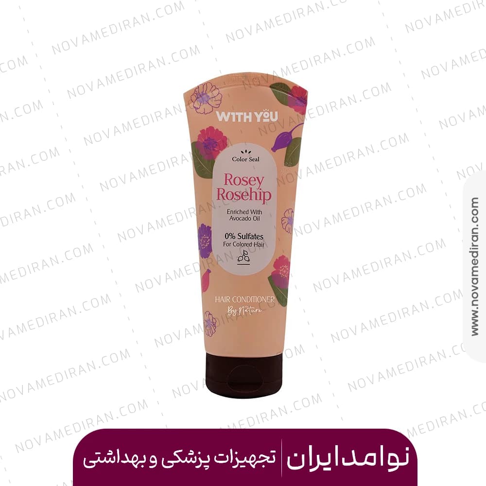 نرم کننده موی سر رزهیپ و روغن آووکادو ویت یو حجم ۲۰۰ میل