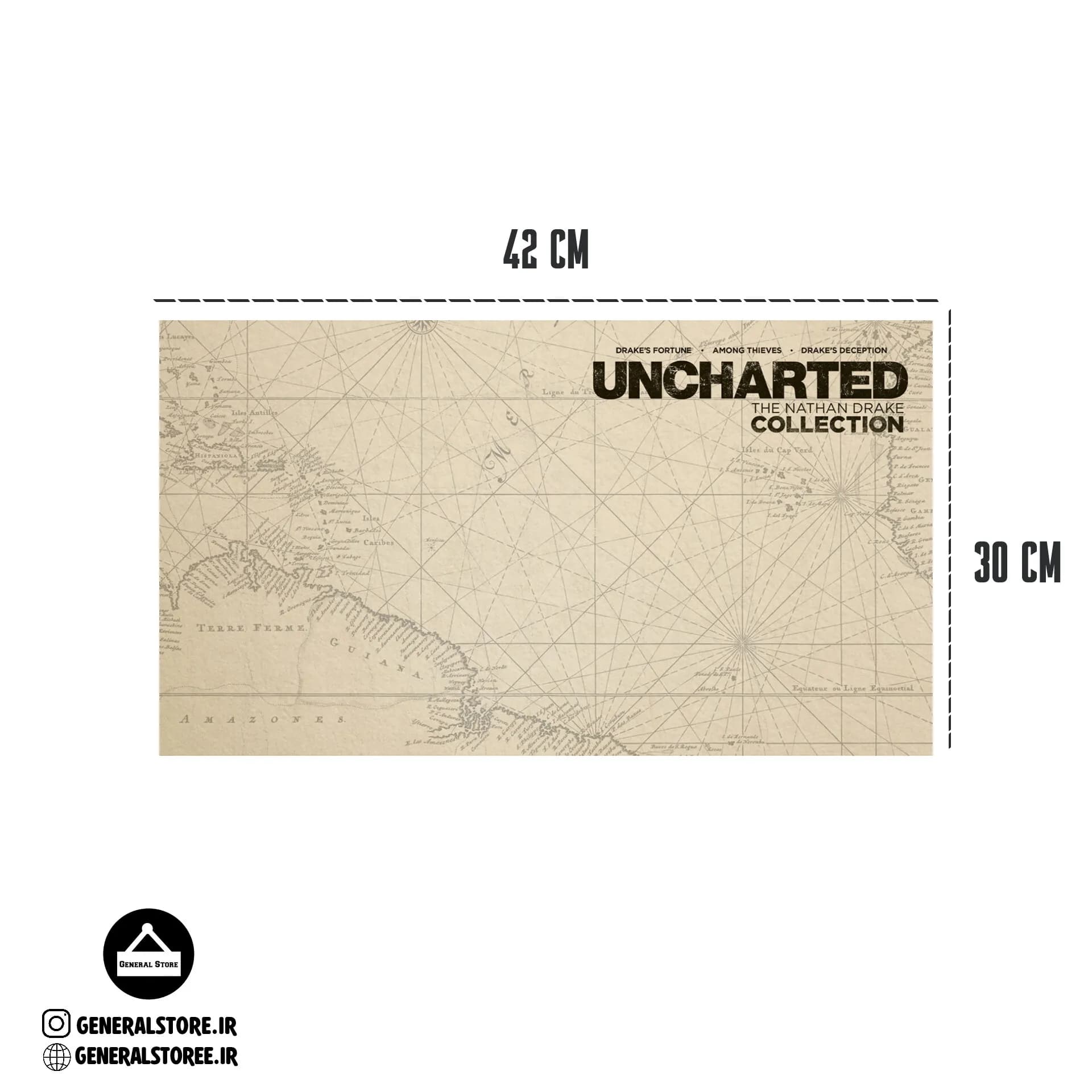 نقشه آنچارتد کالکشن / Uncharted Map