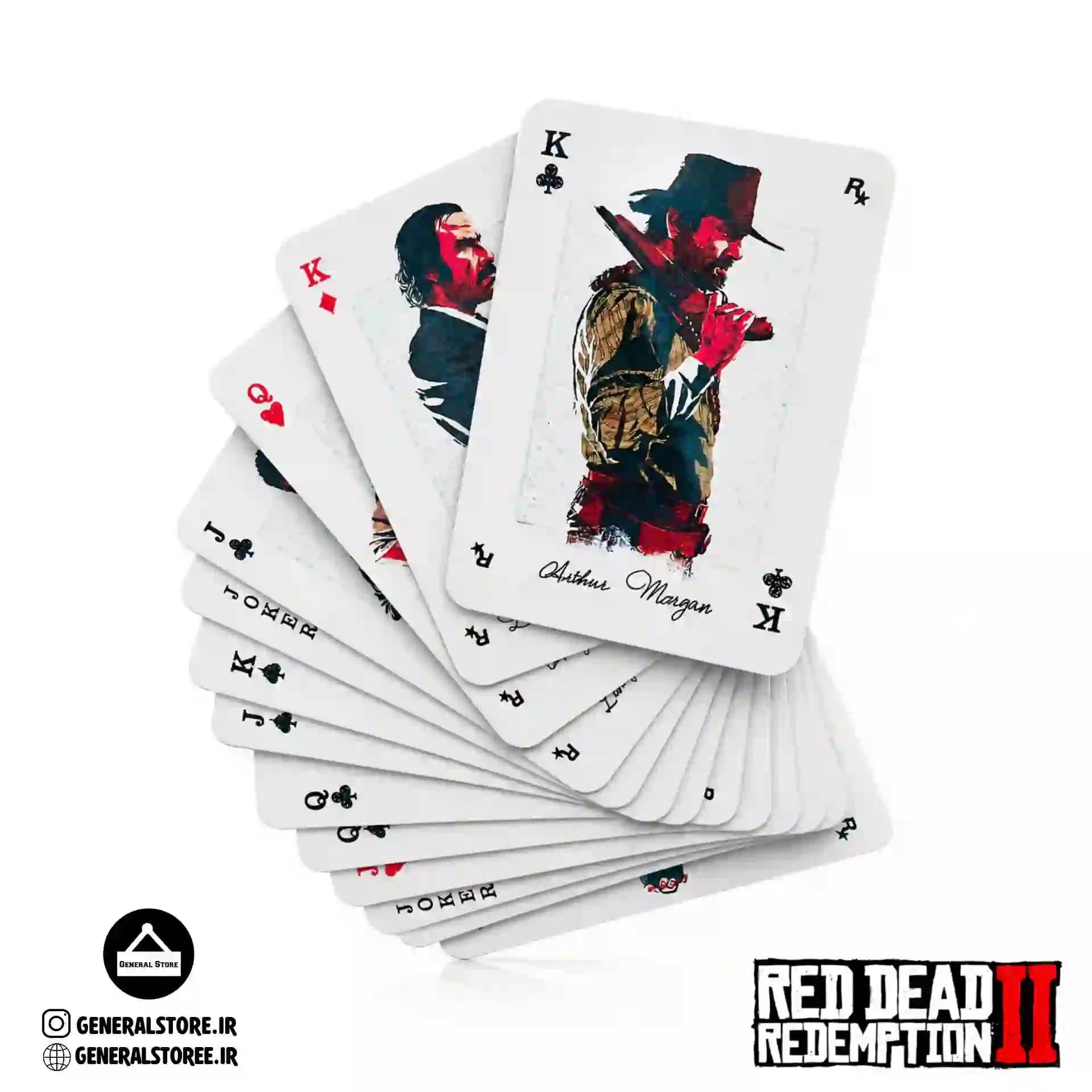 کارت بازی رد دد / Red Dead Redemption Playing Card