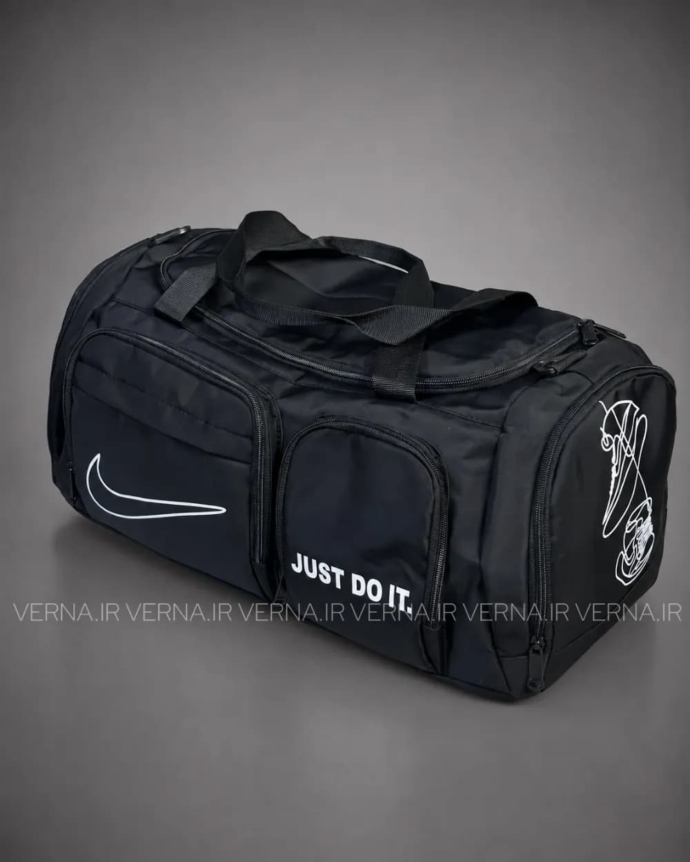 ساک ورزشی دوجیب بغل طرح نایک جاست دو ایت | NIKE_JUST DO IT