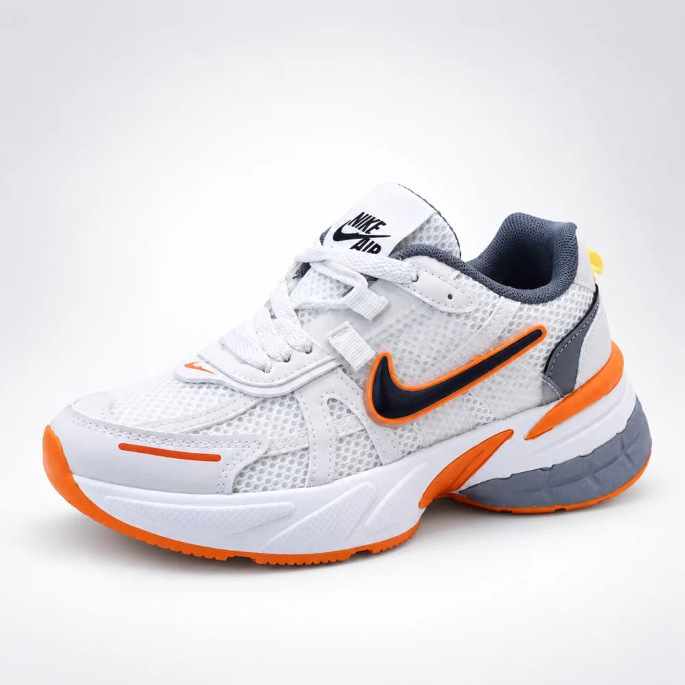 کتونی نایک وی تو کی ران سفید نارنجی | Nike V2K Run White Orange