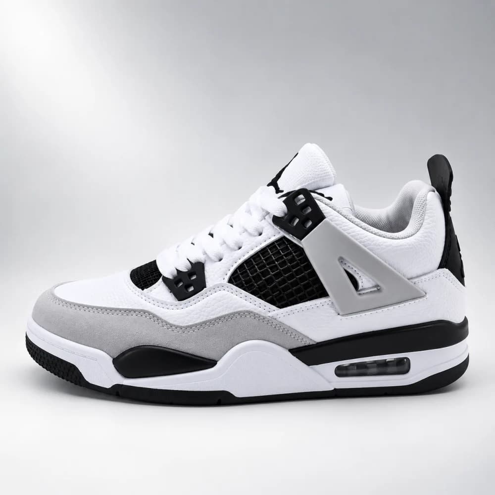 کتونی زنانه نایکی جردن ۴ وایت سیمِنت | Jordan 4 White Cement