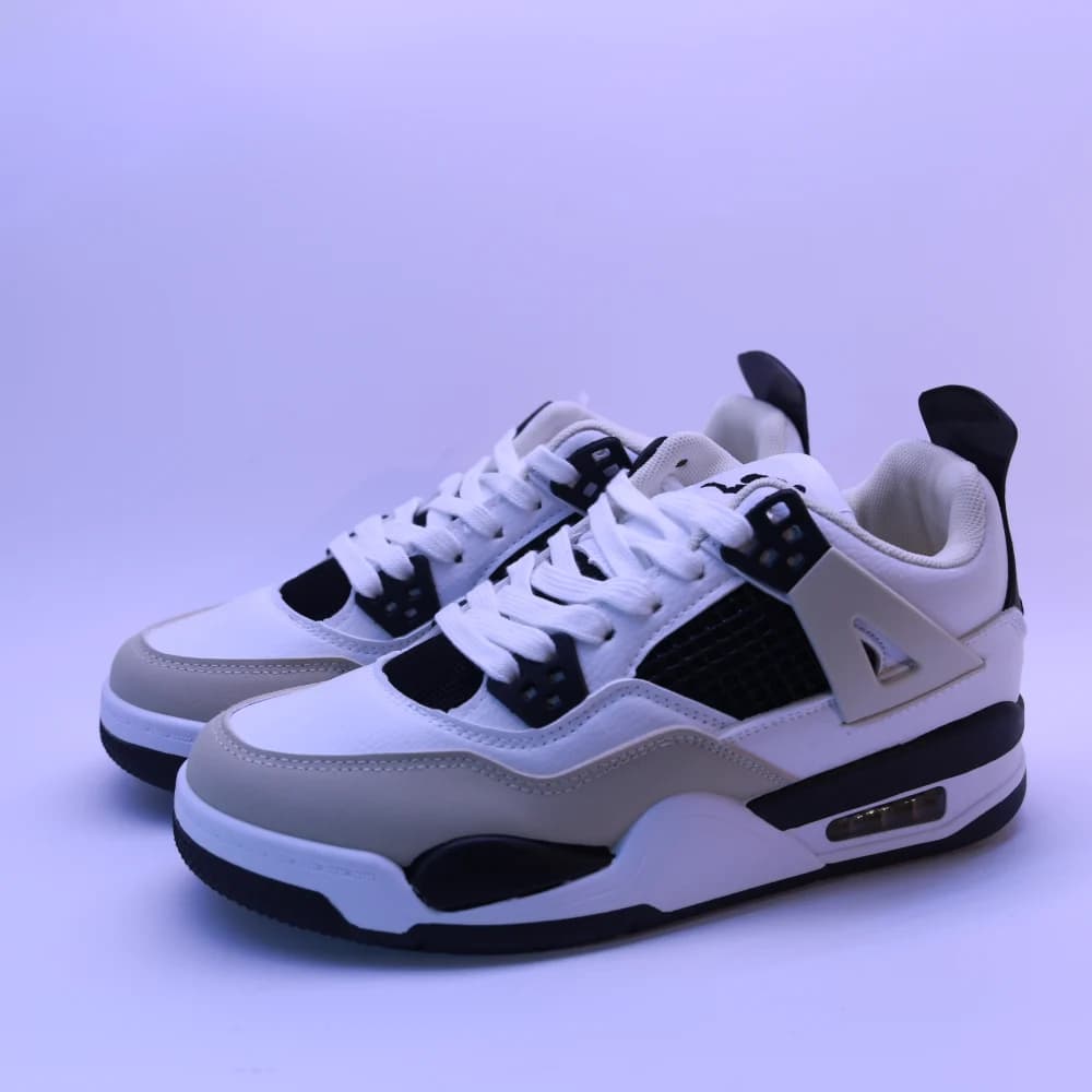 کتونی زنانه نایکی جردن ۴ وایت سیمِنت | Jordan 4 White Cement — تصویر ۲