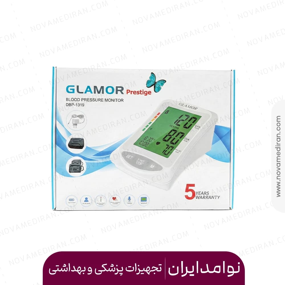 فشارسنج بازویی سخنگو فارسی گلامور مدل DBP-1319