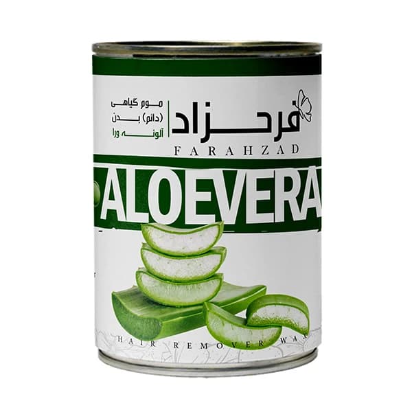 وکس موبر فرحزاد مدل گیاهی آلوئه ورا (Aloevera) حجم 800 میلی لیتر