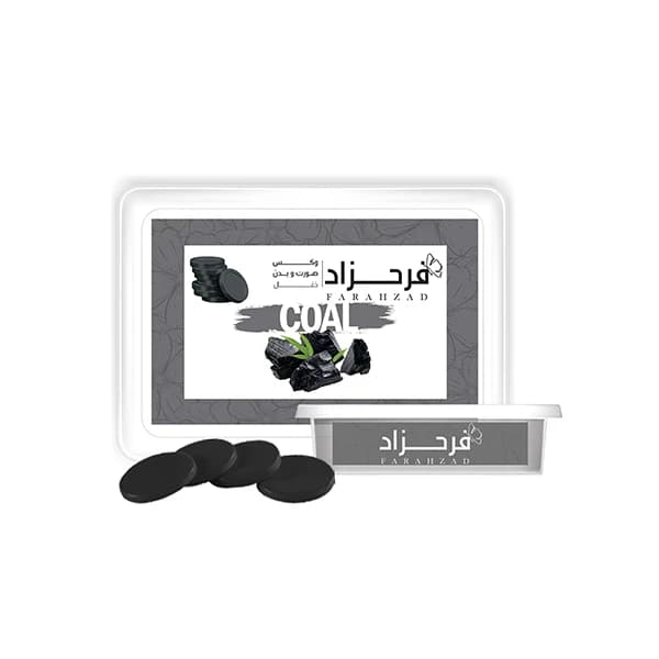 وکس موبر فرحزاد مدل سکه ای ذغال (Coal) وزن 500 گرم بسته 24 عددی — تصویر ۲