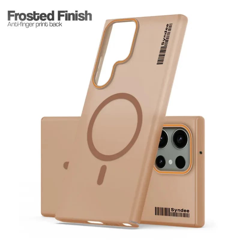 قاب مگ‌سیف مات نازک سامسونگ Galaxy S23 Ultra مدل Syndee – Samsung Galaxy S23 Ultra Syndee Magsafe Matte Slim Case