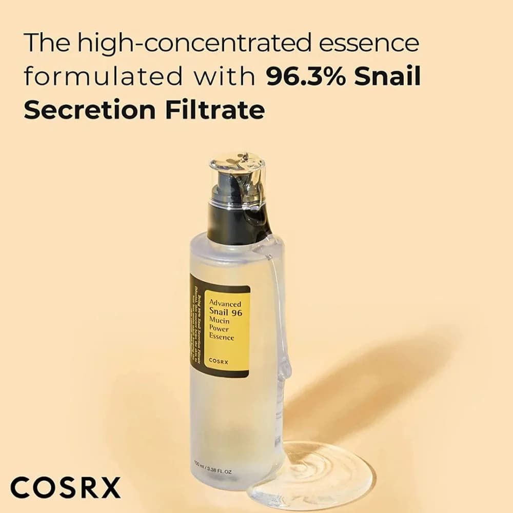 اسنس حلزون کوزارکس مدل Advanced Snail 96 Mucin Power Essence — تصویر ۳