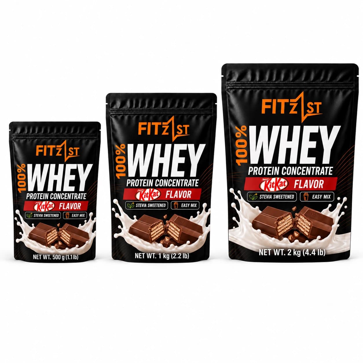 پودر وی 500 گرم کیت کت (WHEY) — تصویر ۷
