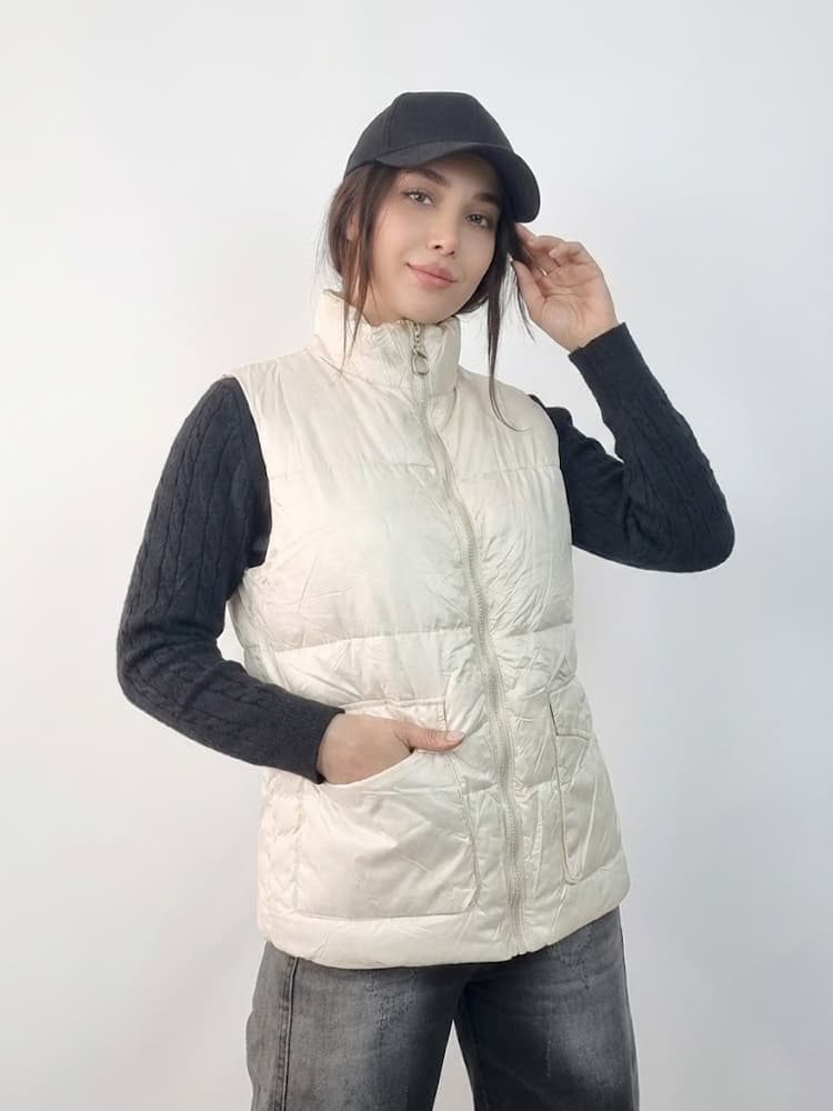 پافر زنانه شمعی دوجیب