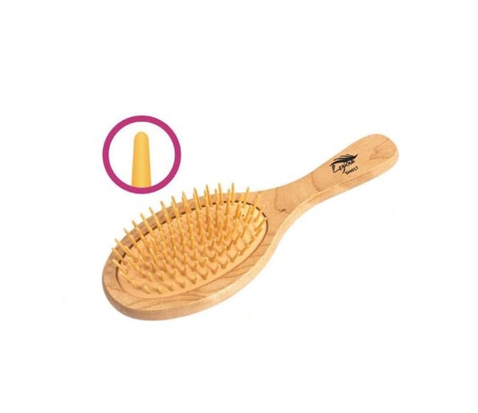 برس چوبی لوپینا مدل بیضی بزرگ مخصوص موهای مجعد کد SH016