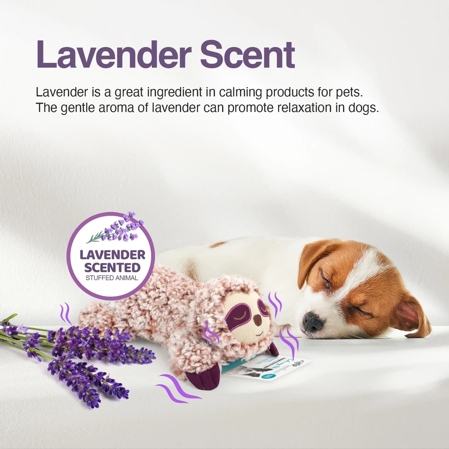 اسباب بازی سگ تنبل درختی با رایحه لوندر ای اف پی Lavender Scent Sloth — تصویر ۶