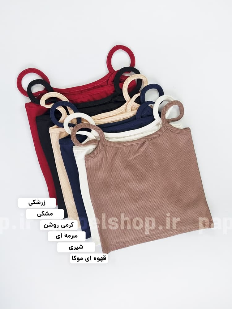 کراپ تاپ کبریتی بند مینیمال — تصویر ۲