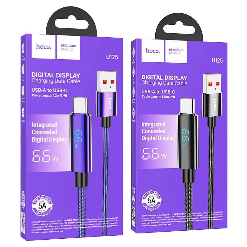کابل تبدیل USB به TYPE-C هوکو Hoco U125 — تصویر ۷