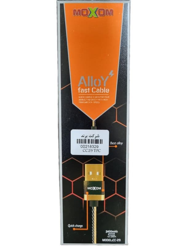 کابل تبدیل USB بهMOXOM CC29 TYPE-C — تصویر ۵