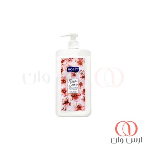 شامپو بدن هوبی Hobby مدل FreshCare حاوی عصاره گل ارکیده 1000 میل