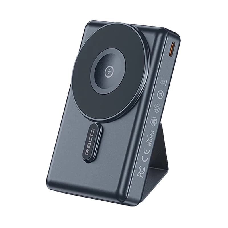 پاوربانک وایرلس مغناطیسی رسی Recci RPB W19 — تصویر ۲