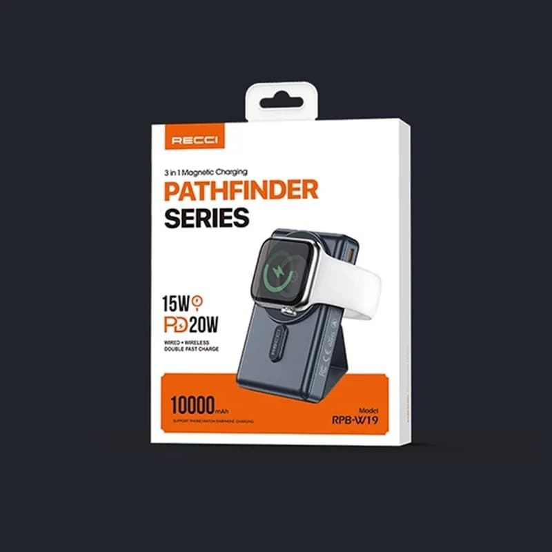 پاوربانک وایرلس مغناطیسی رسی Recci RPB W19 — تصویر ۹