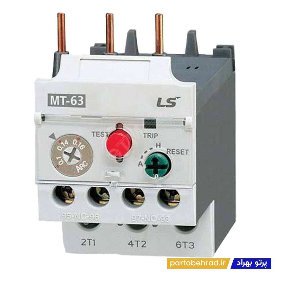 بی متال (رله اضافه بار) 18 الی 65 LS کره کد MT63 — تصویر ۲