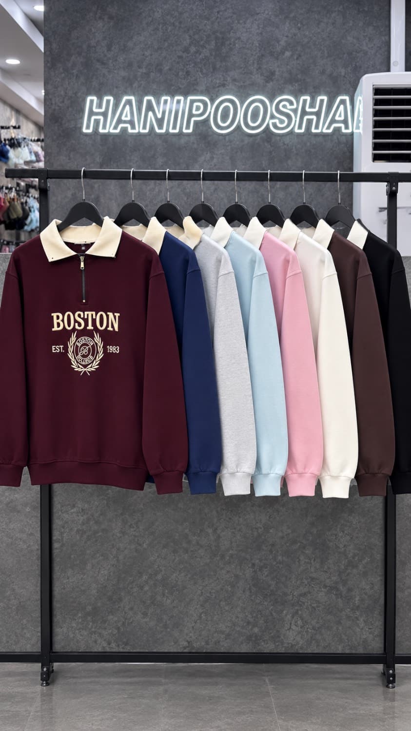 دورس boston نیم زیپ زنانه — تصویر ۵