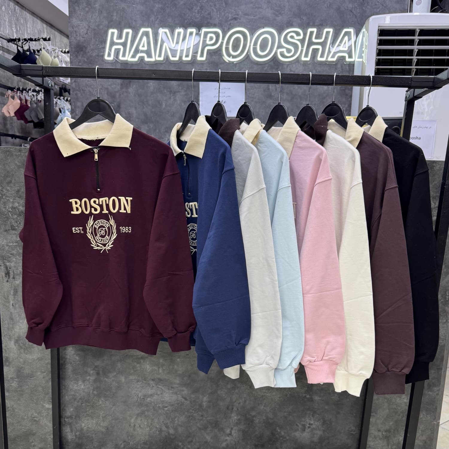 دورس boston نیم زیپ زنانه