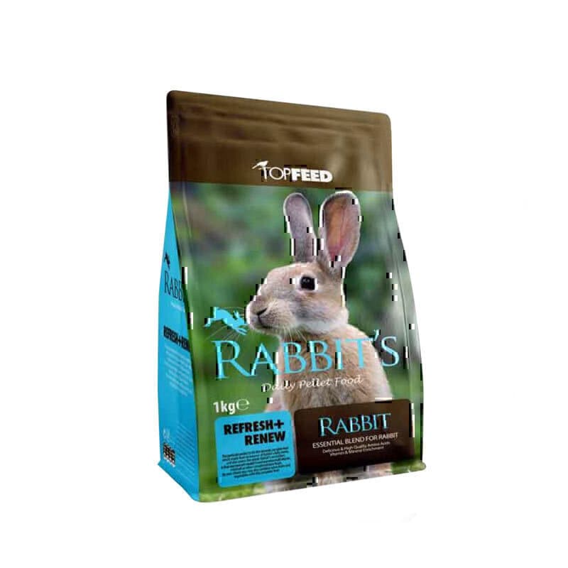 غذای خشک خرگوش تاپ فید Rabbit Daily Pellet Food وزن 1 کیلوگرم